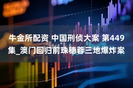 牛金所配资 中国刑侦大案 第449集_澳门回归前珠穗蓉三地爆炸案